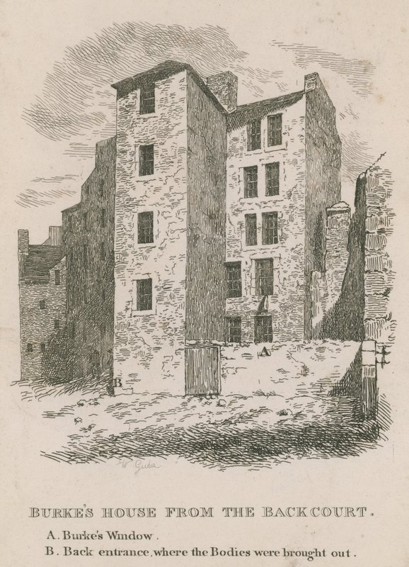 Burkes house from the back court by English School