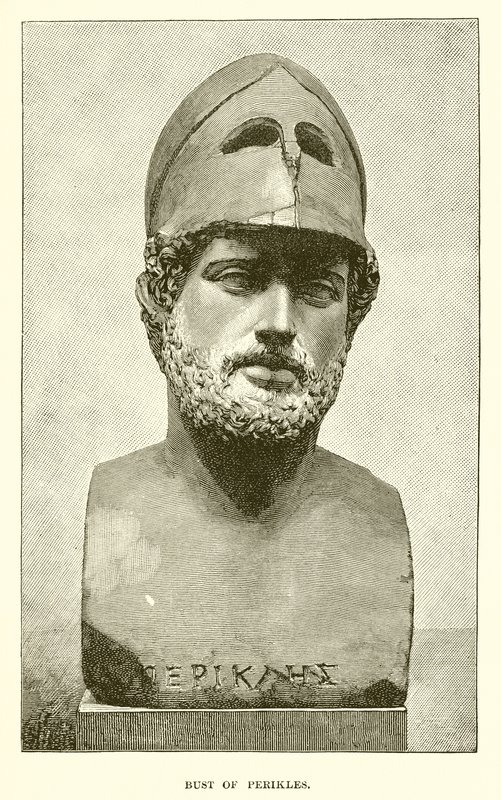 Bust of Pericles by English School