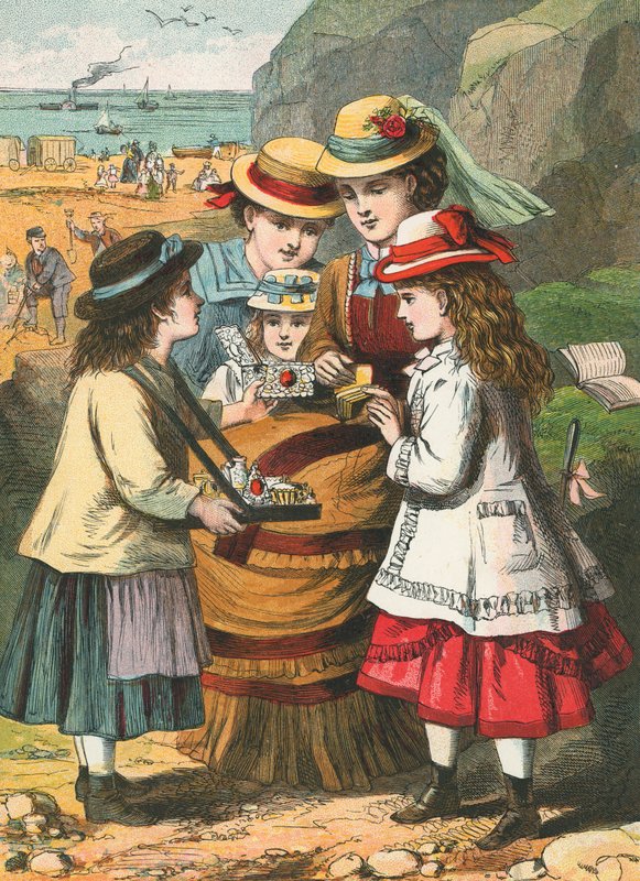 Buying Toys on the Beach by English School