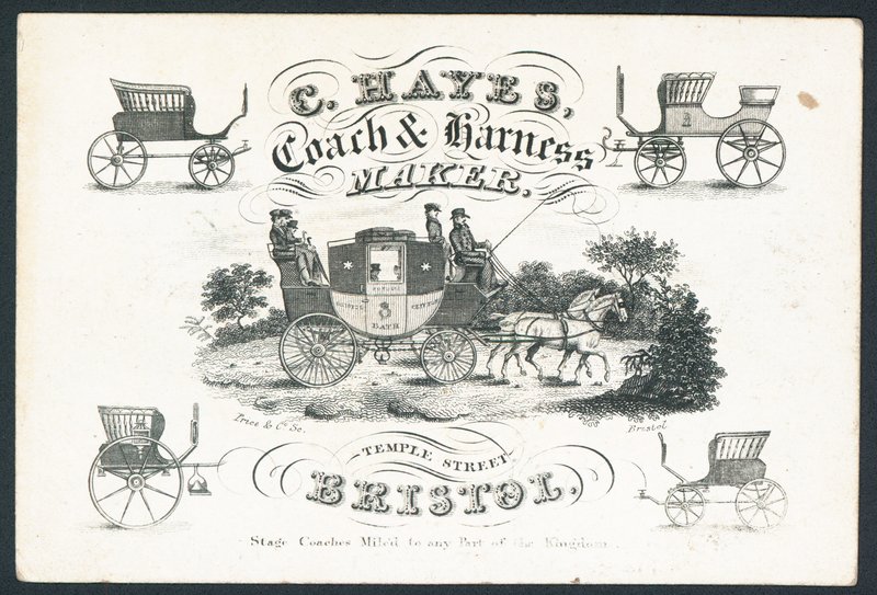 C Hayes, coach and harness maker by English School