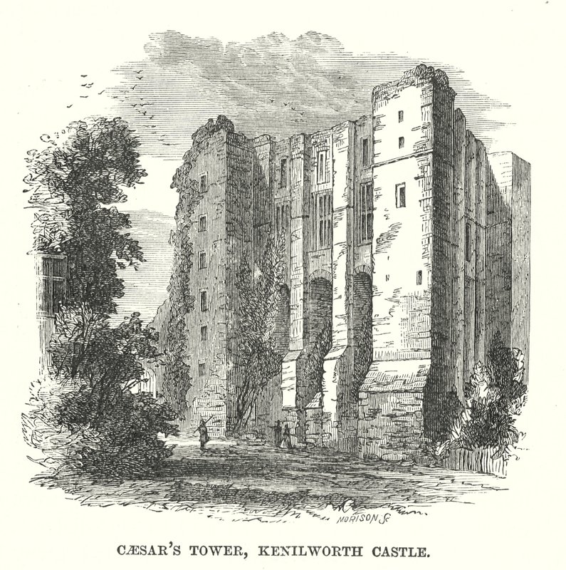Caesar’s Tower, Kenilworth Castle by English School