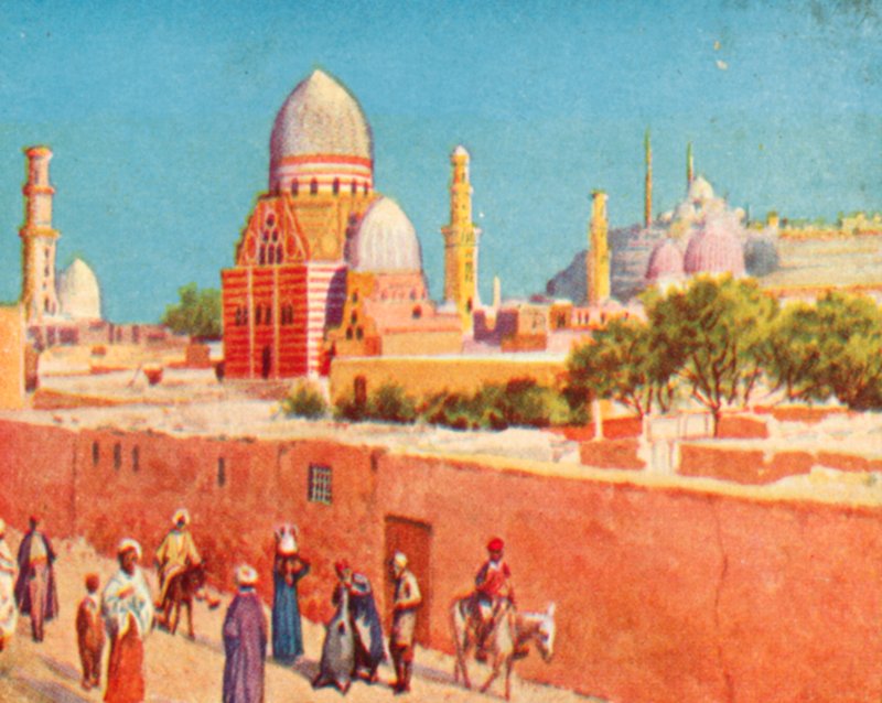 Cairo, Tombs of the Mamelukes by English School