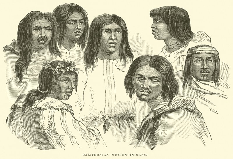 Californian Mission Indians by English School