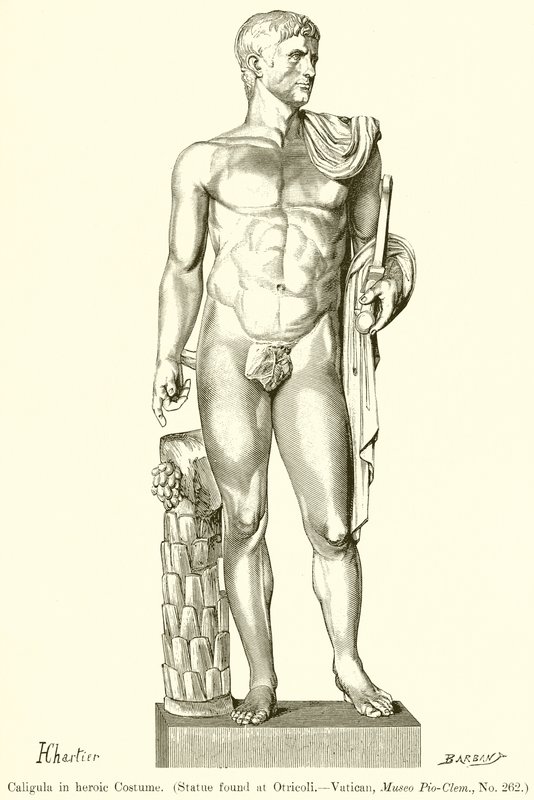 Caligula in Heroic Costume by English School