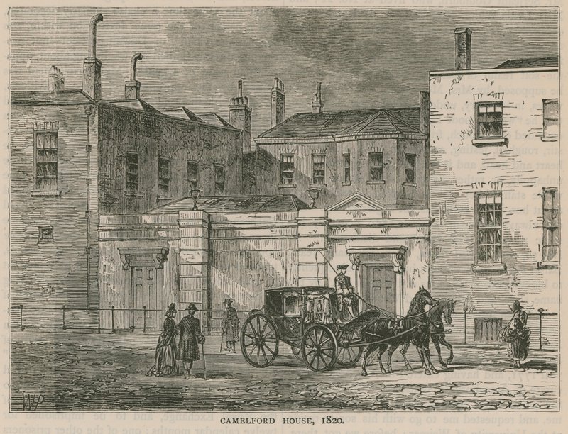 Camelford House, London, 1820 by English School