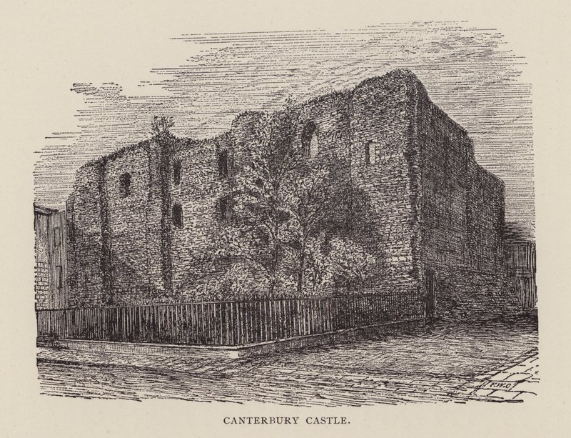 Canterbury: Canterbury Castle by English School