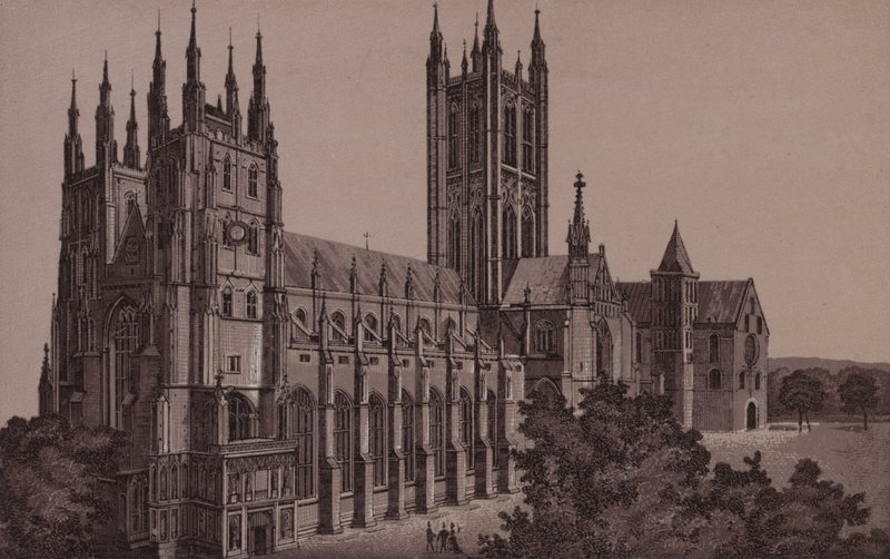 Canterbury: The Cathedral by English School