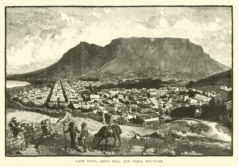Cape Town, Lions Hill, and Table Mountain by English School