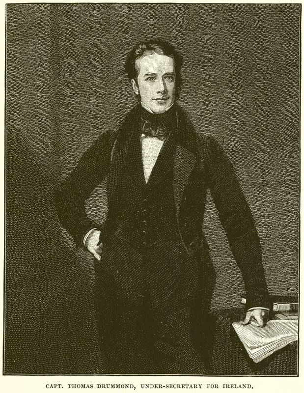 Capt Thomas Drummond, Under-Secretary for Ireland by English School