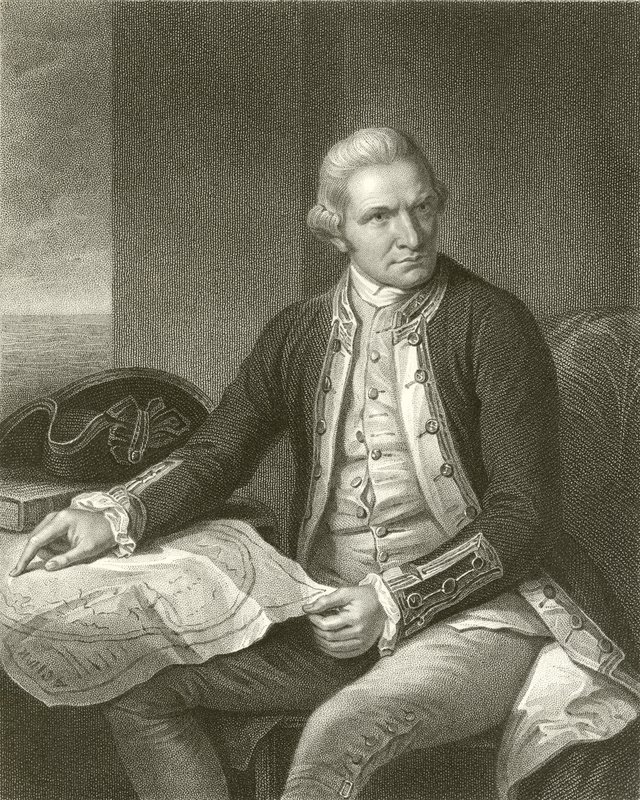 Captain James Cook by English School