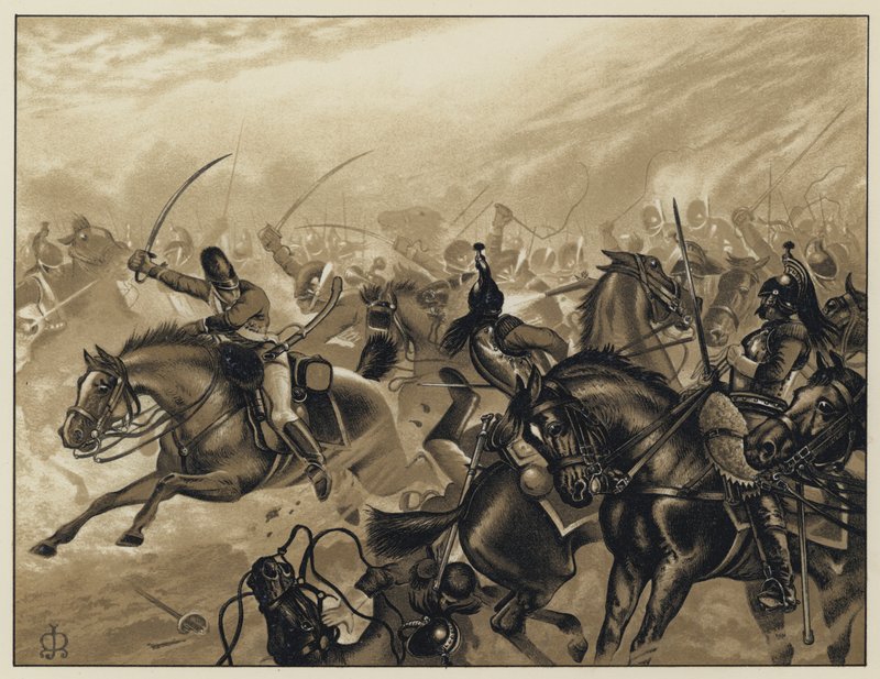 Captain Norman Ramsay and his Battery of Horse Artillery at Fuentes D
