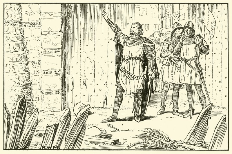 Captain of Calais Hails the English by English School