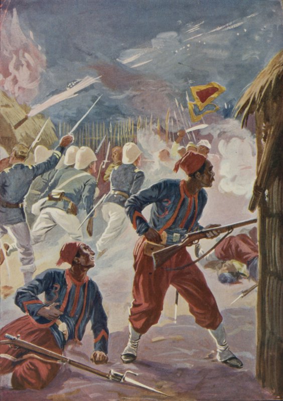 Capture of Son Tay by the French, Tonkin, 1884 by English School