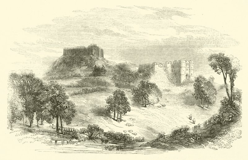 Carisbrook Castle by English School