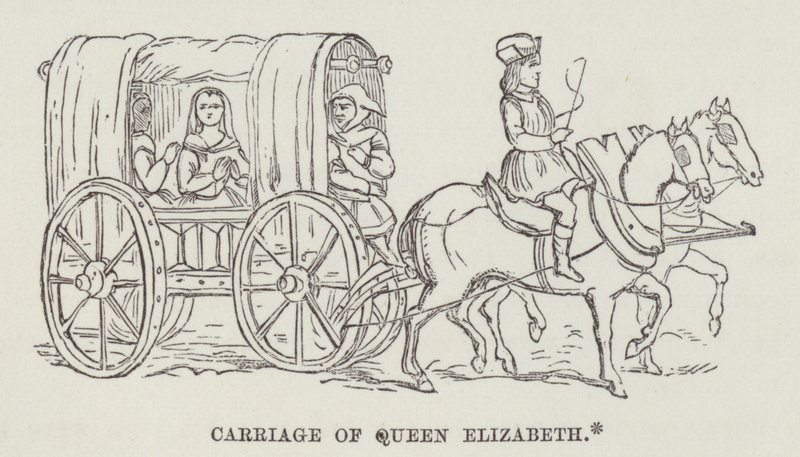 Carriage of Queen Elizabeth by English School