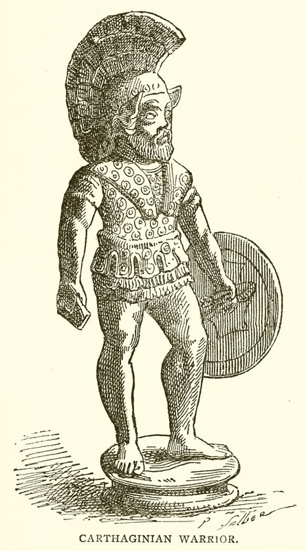 Carthaginian Warrior by English School