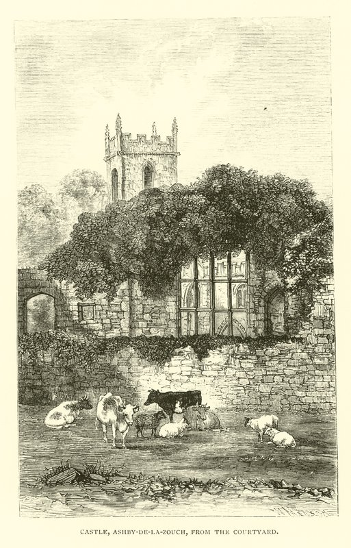 Castle, Ashby-de-la-Zouch, from the Courtyard by English School