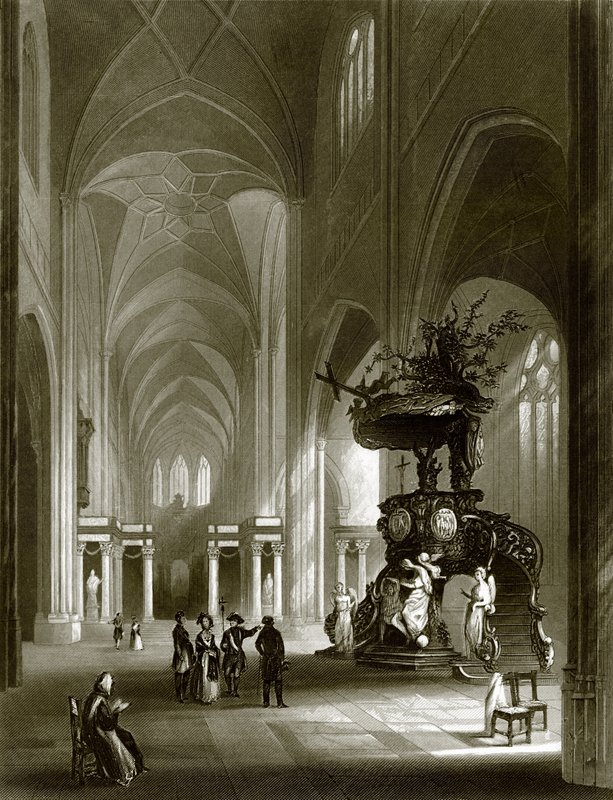 Cathedral of St. Bavon by English School