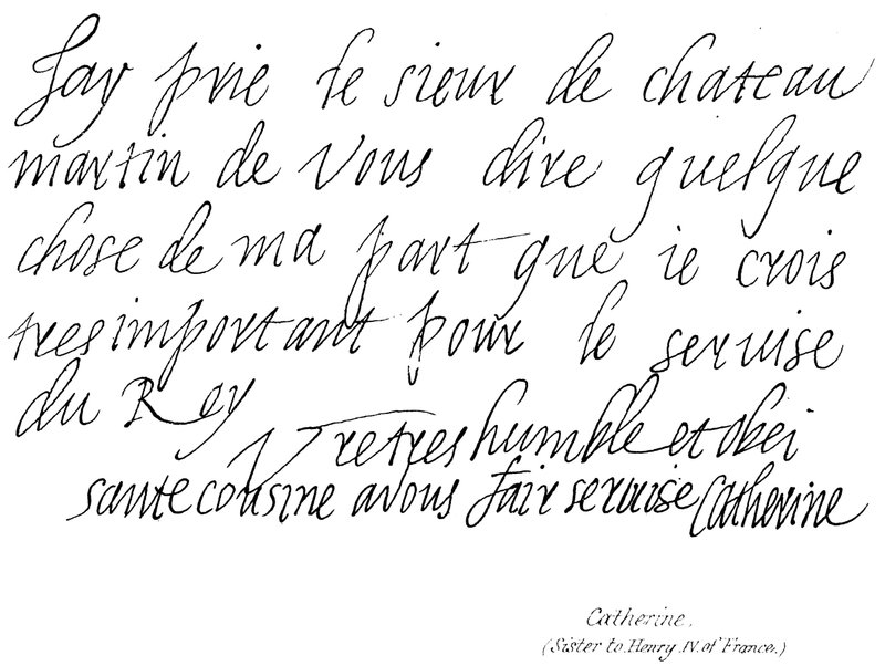 Catherine, Sister to Henry IV of France by English School