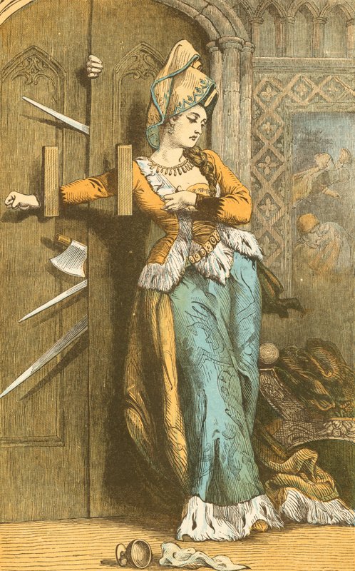 Catherine Douglas Barring the Door by English School
