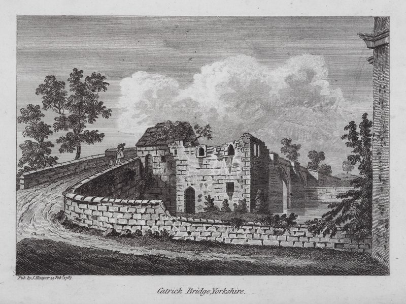 Catrick Bridge, Yorkshire by English School