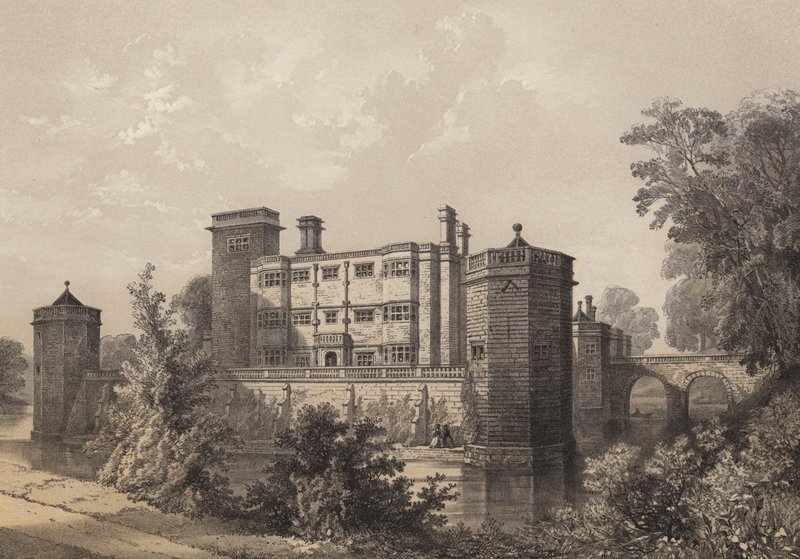 Caverswall Castle, Staffordshire by English School