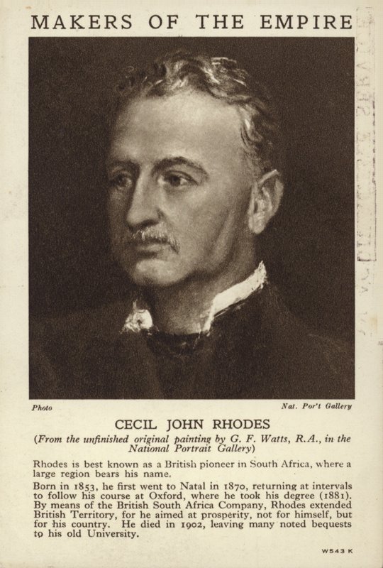 Cecil John Rhodes by English School