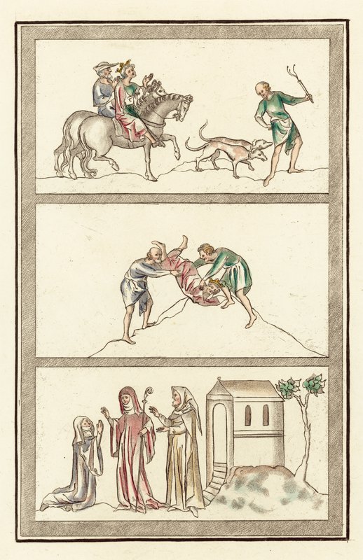 Cenelm, King of Mercia, hunting, murder of King, Abbess, nun and anchorite by English School