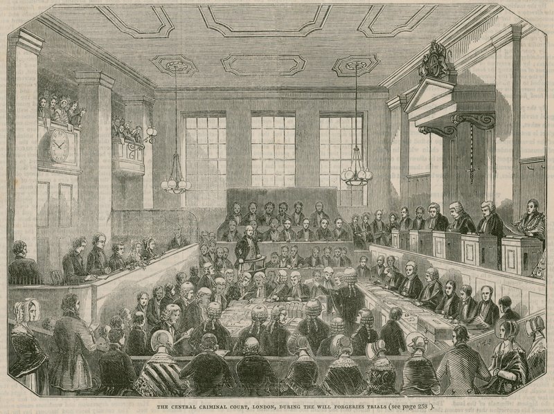 Central Criminal Court, Old Bailey by English School