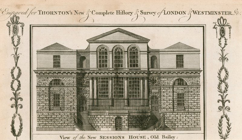 Central Criminal Court, Second Post-Fire Sessions House by English School