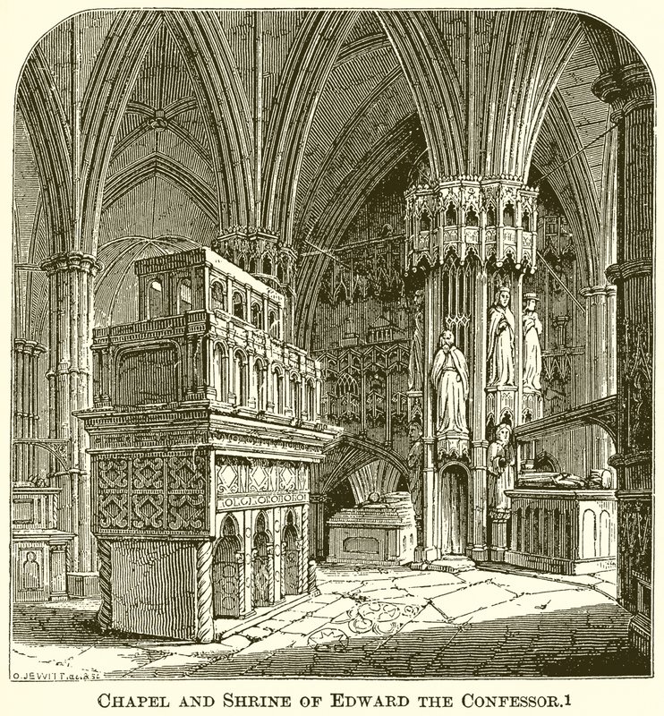 Chapel and Shrine of Edward the Confessor by English School