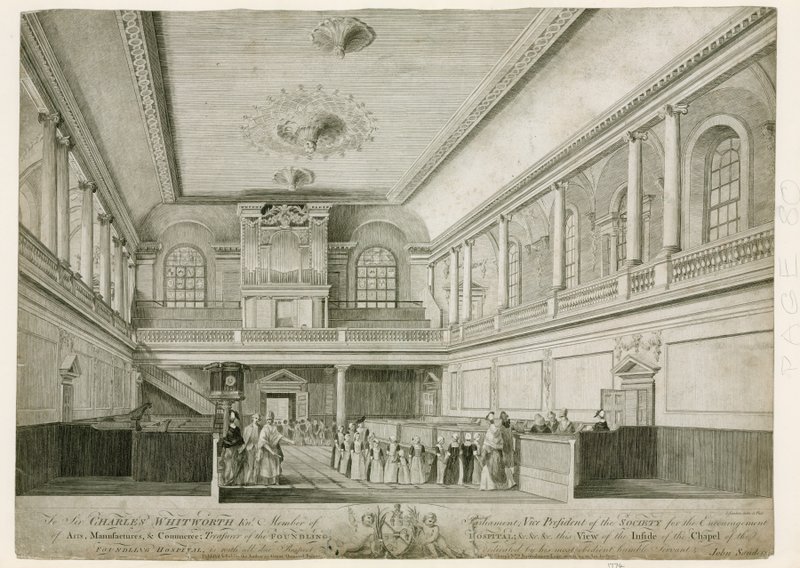 Chapel of the Foundling Hospital by English School