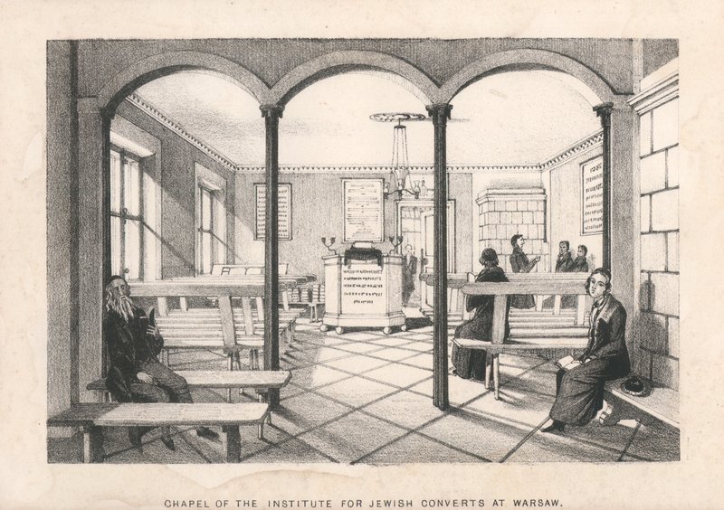 Chapel of the Institute for Jewish Converts at Warsaw by English School
