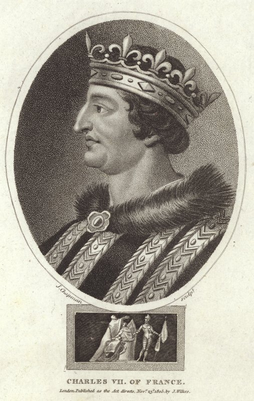 Charles VII of France by English School