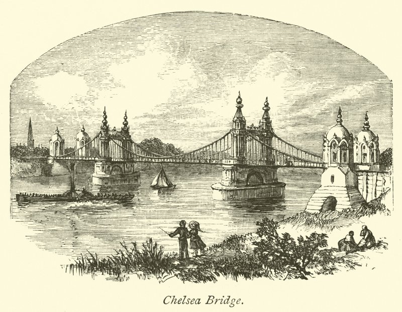 Chelsea Bridge by English School
