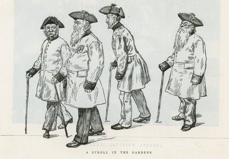 Chelsea Pensioner by English School