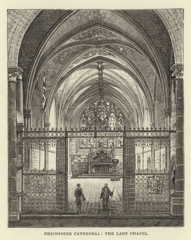 Chichester Cathedral, the Lady Chapel by English School