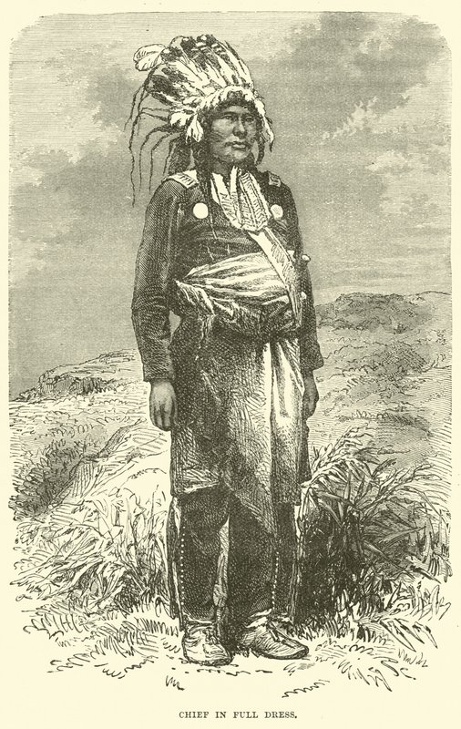Chief in full dress by English School