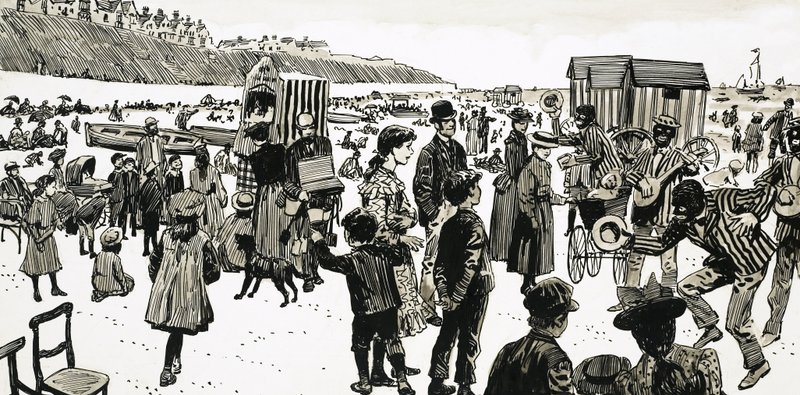 Children at the Seaside by English School
