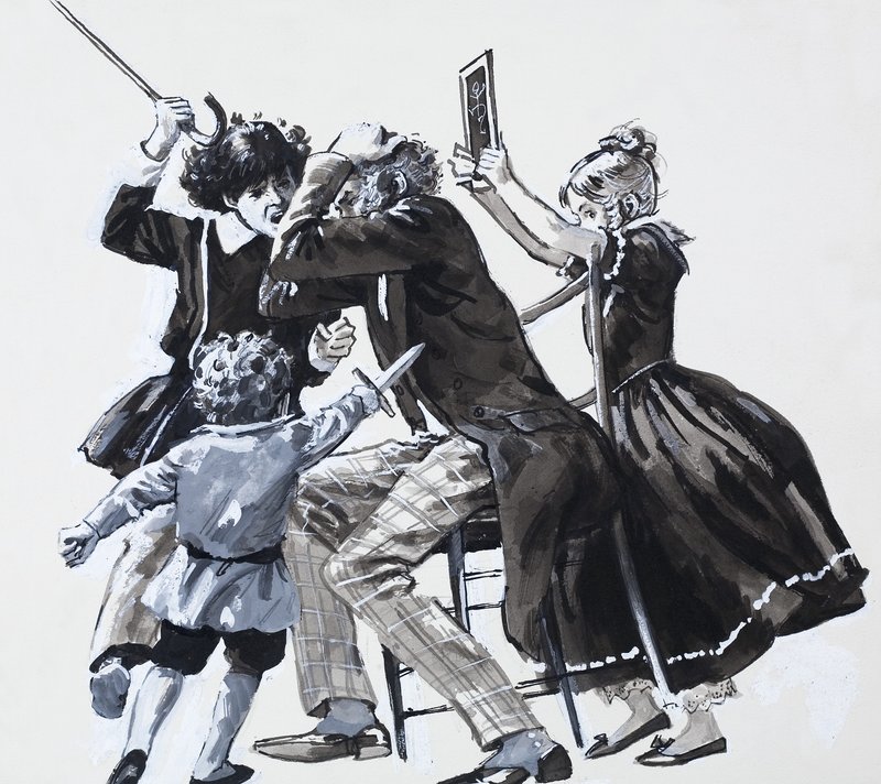 Children Attacking by English School