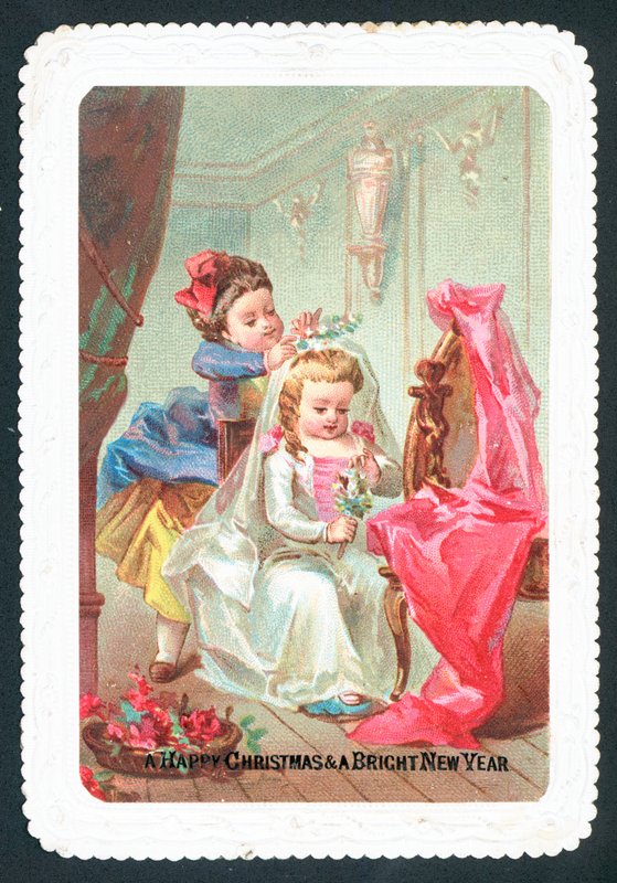 Children dressing up by English School