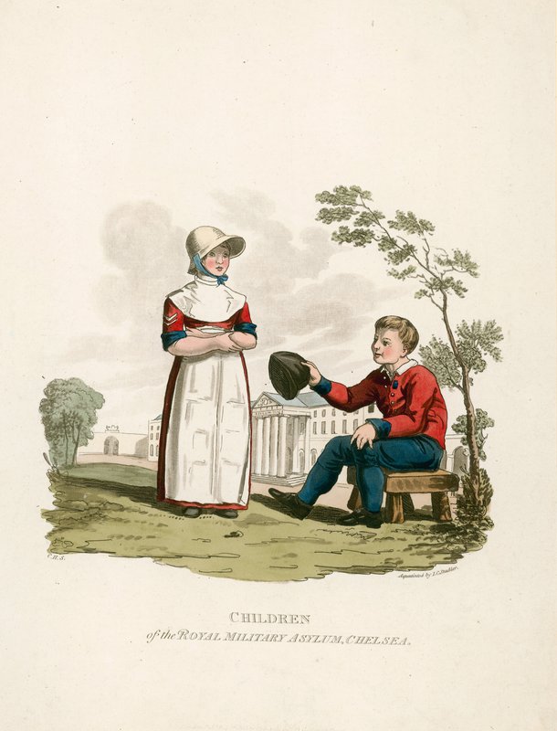 Children of the Royal Military Asylum, Chelsea by English School