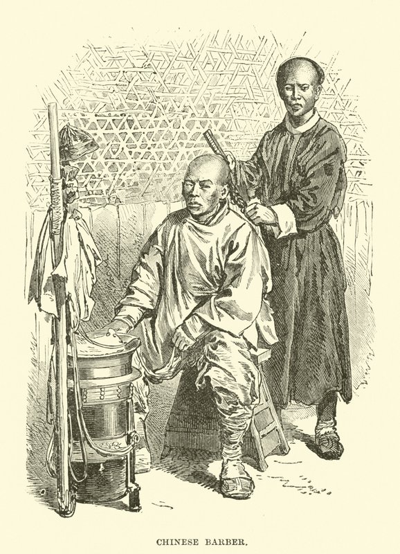 Chinese Barber by English School