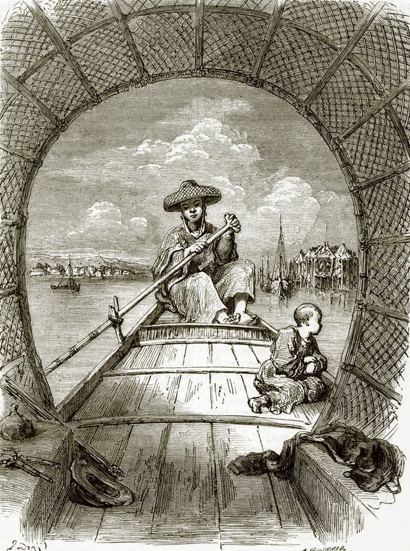 Chinese boat by English School