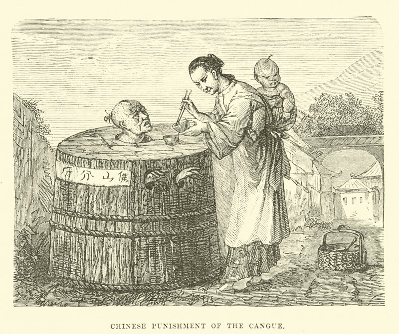 Chinese Punishment of the Cangue by English School
