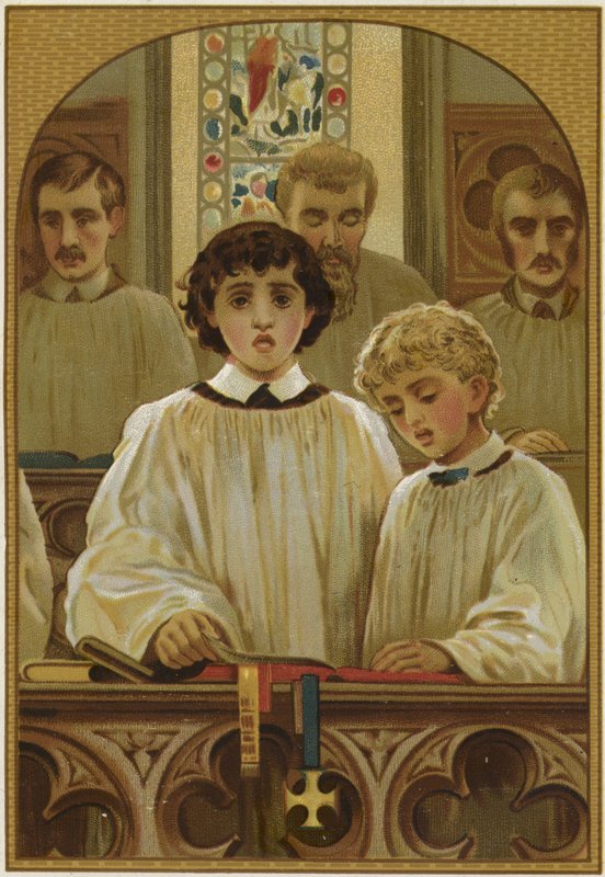 Choir boys by English School