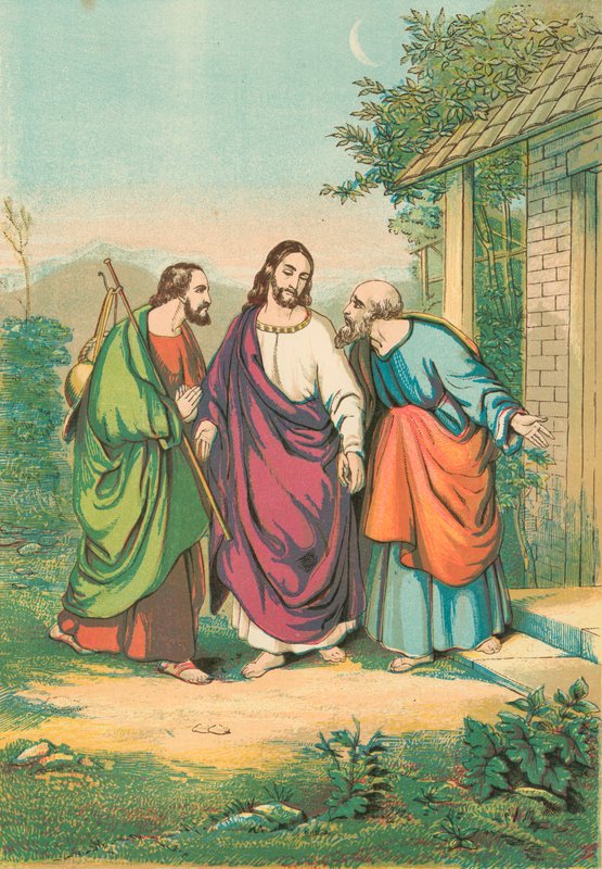 Christ, John, and Peter by English School