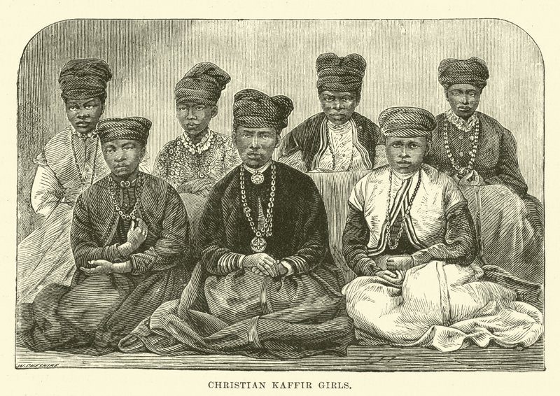Christian Kaffir Girls by English School