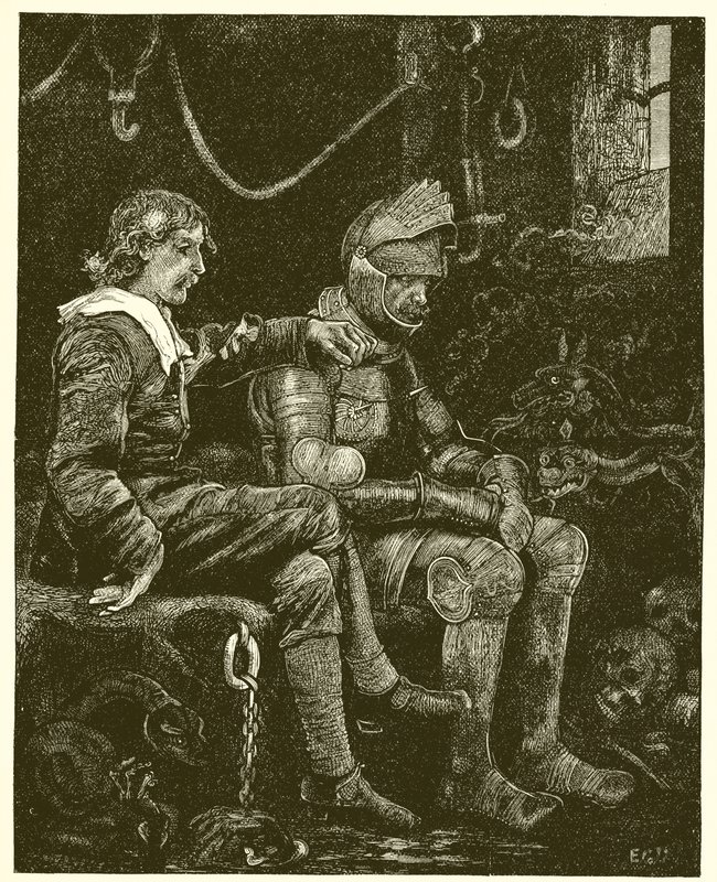 Christian and Hopeful in the Castle of Giant Despair by English School