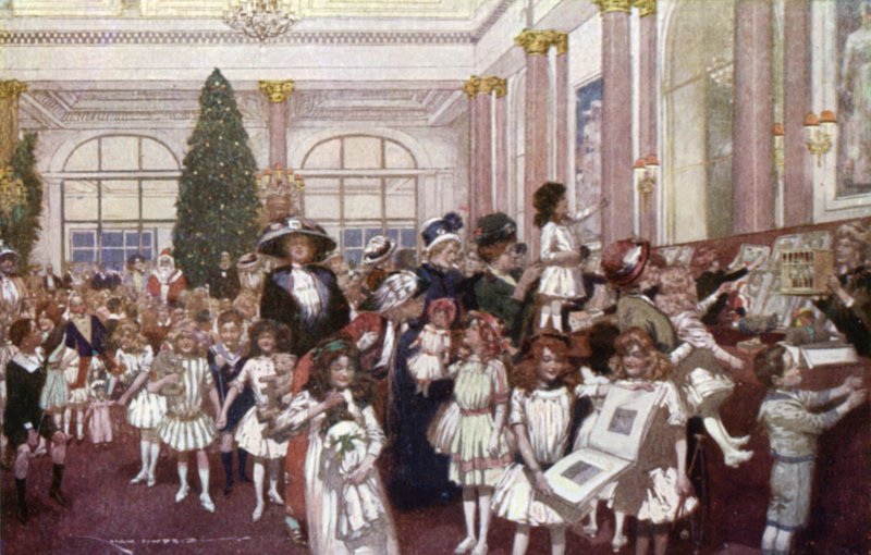 Christmas Festivities for Children, Savoy Hotel by English School